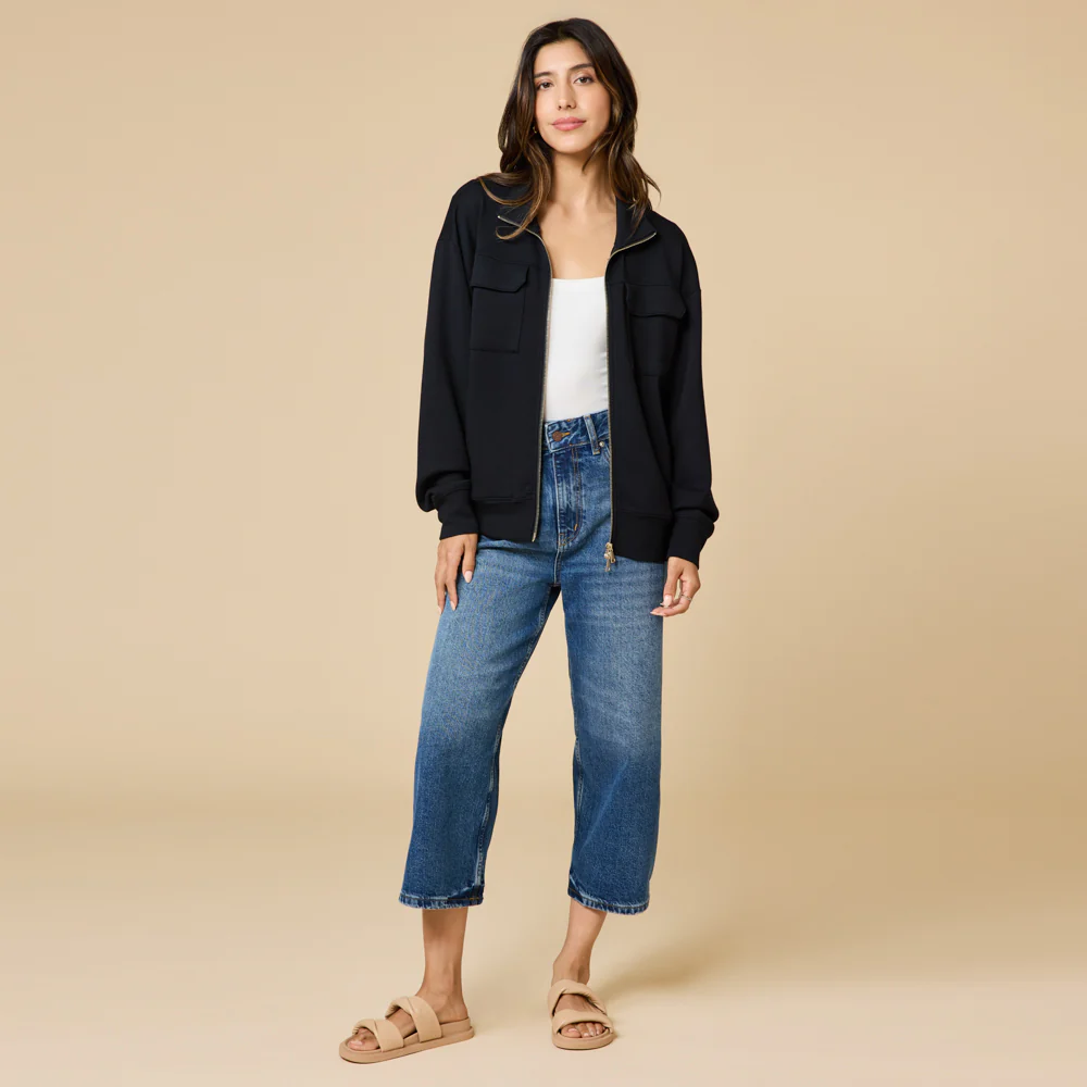 DreamTech Double Zip Bomber Jacket - Image 9