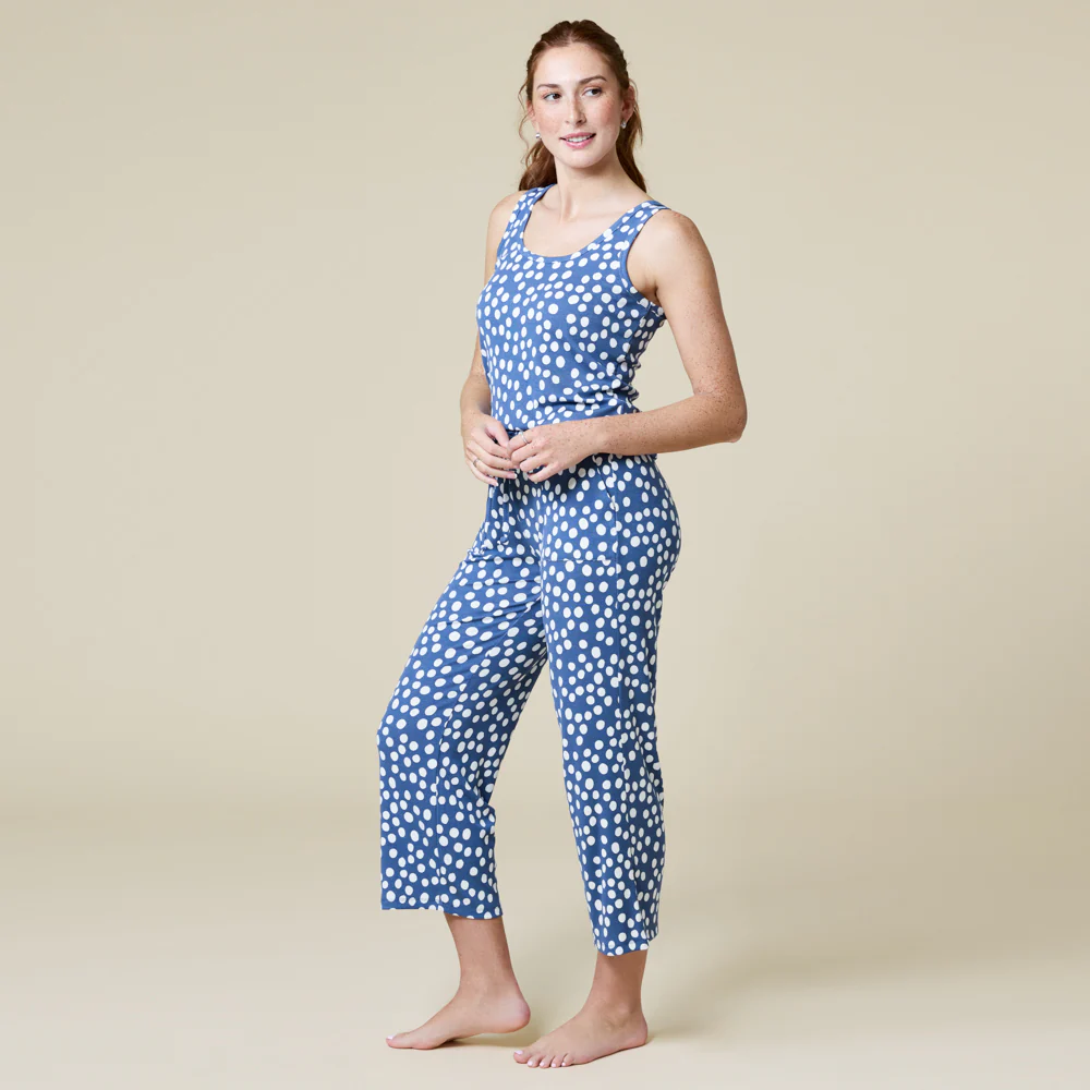 Ella Scoop Tank Capri PJ Set - Image 9