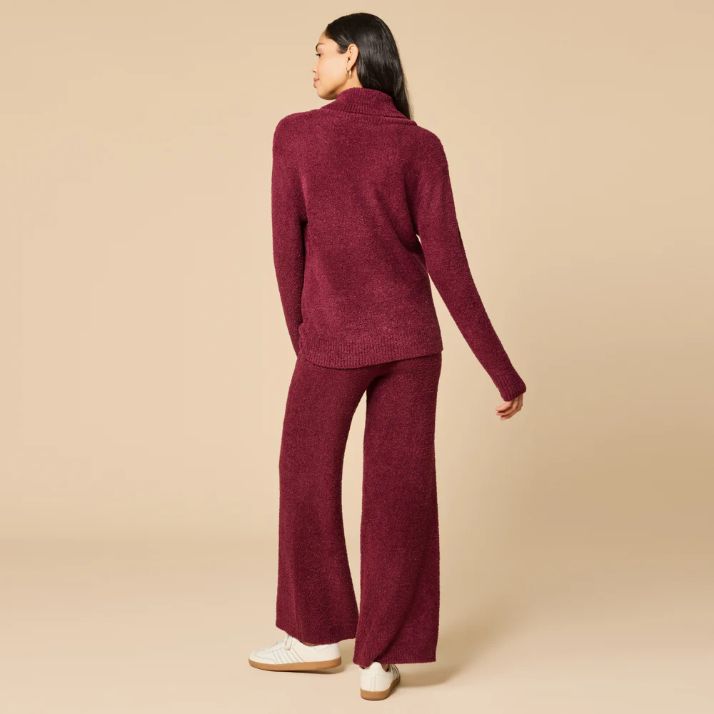 Ultra-Marshmallow Shawl Collar with Pintuck Pant - Image 5