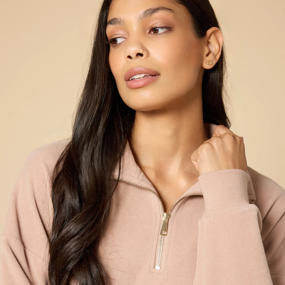 Vintage Velvet 1/4 Zip with Jogger - Image 5