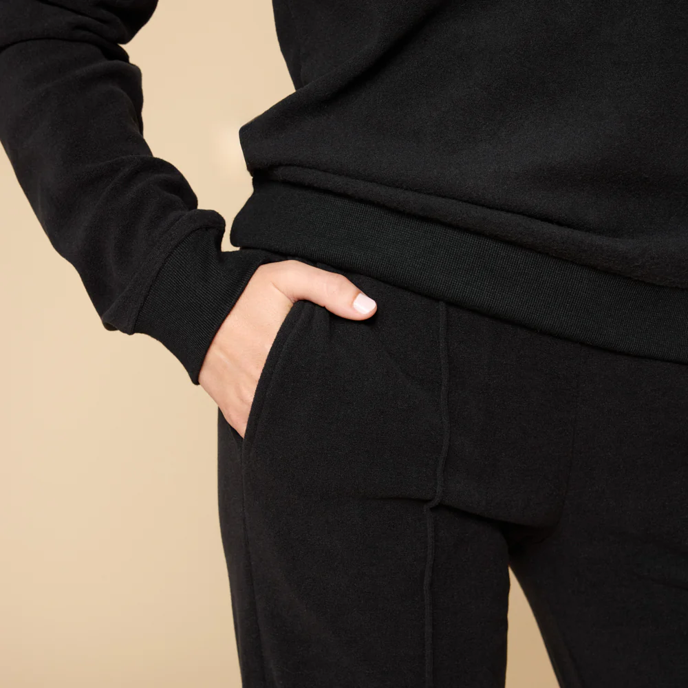 Vintage Velvet Raglan Crew Neck with Pintuck Pant - Image 9